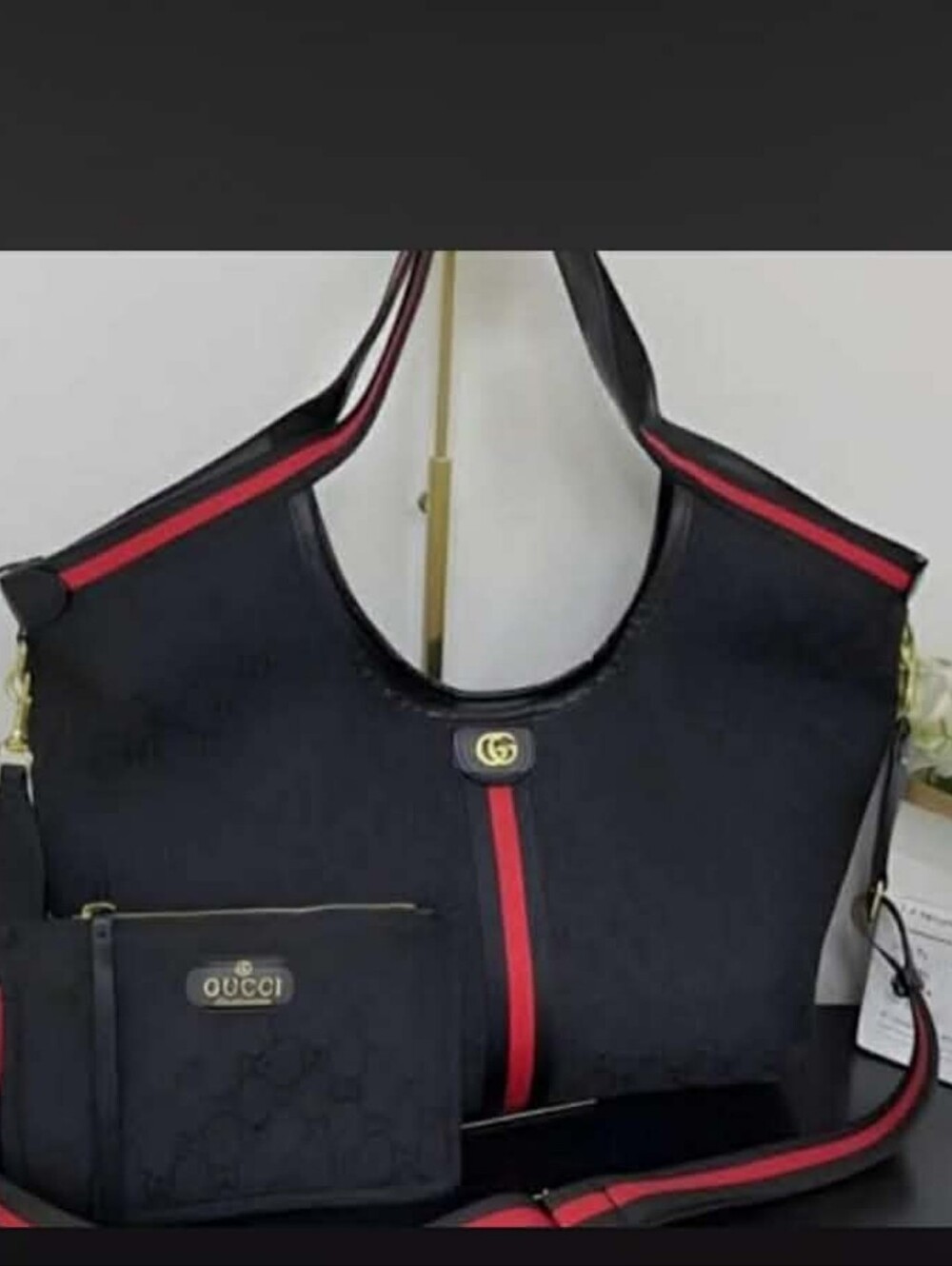BLACK GG FASHION BAG